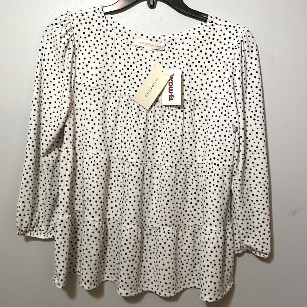 Flowing light and airy blouse.